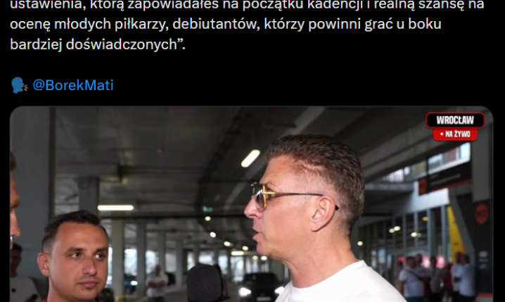 ODPALONY Mateusz Borek OSTRO do Jana Urbana: ''STRACIŁEŚ NASTĘPNE 90 MINUT''
